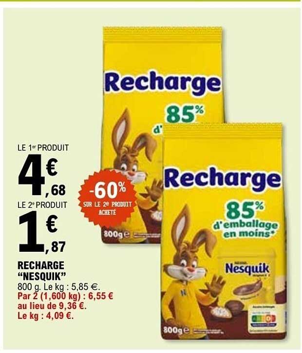 Recharge Nesquik