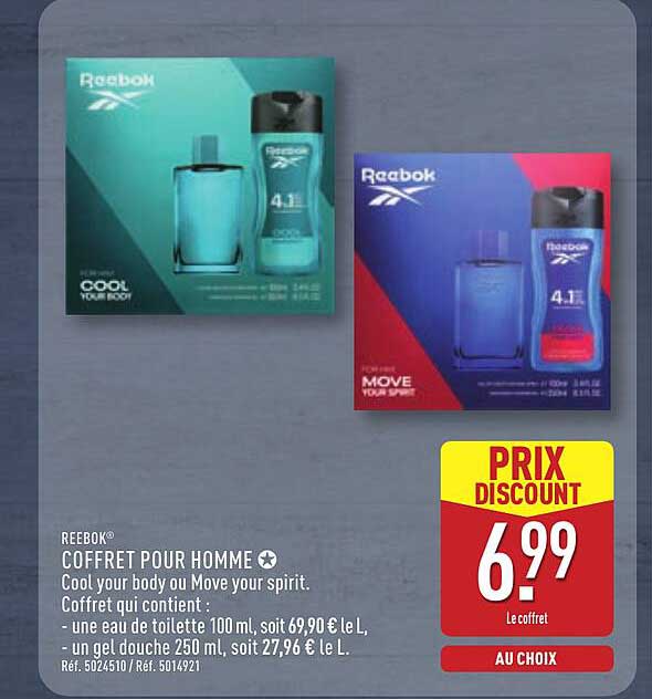 Reebok Coffret pour homme