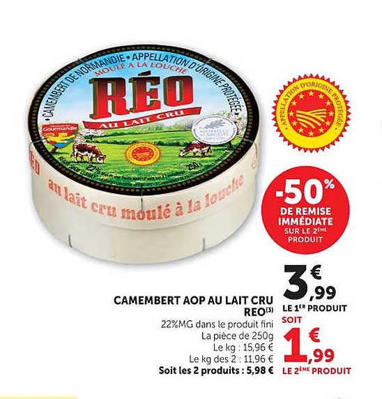 RÉO AU LAIT CRU