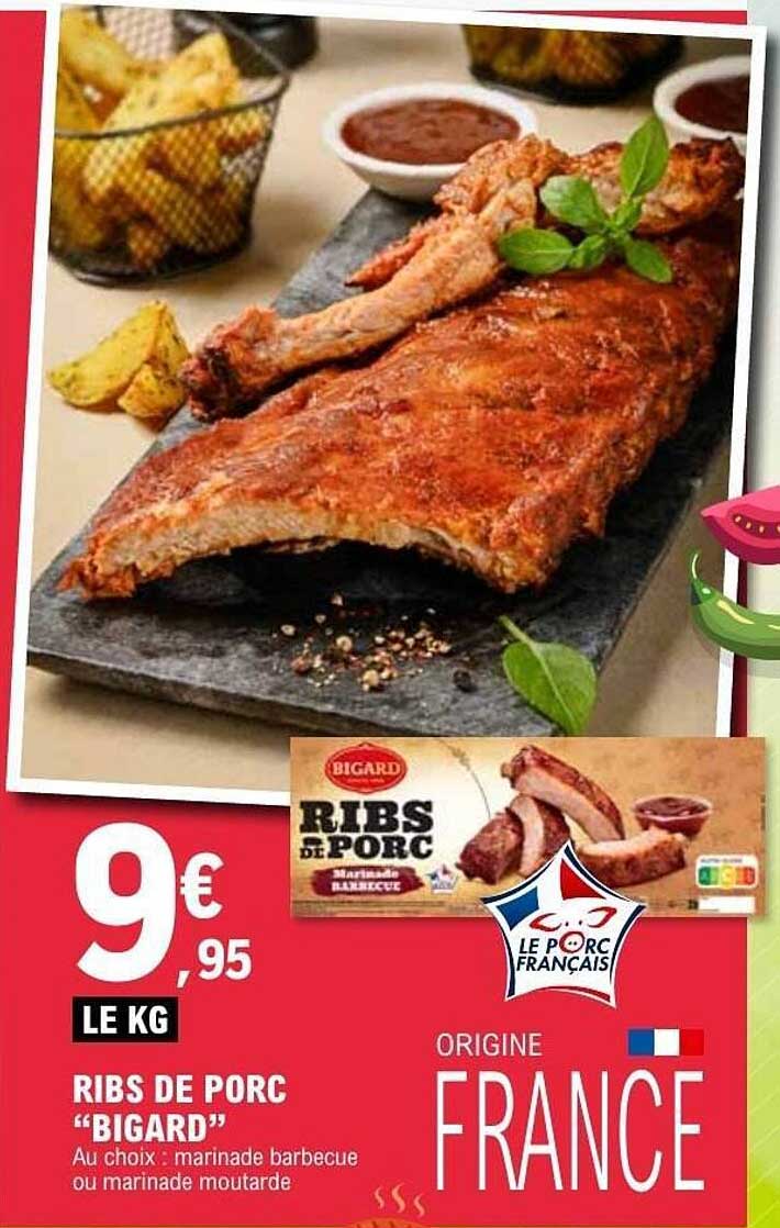RIBS DE PORC "BIGARD