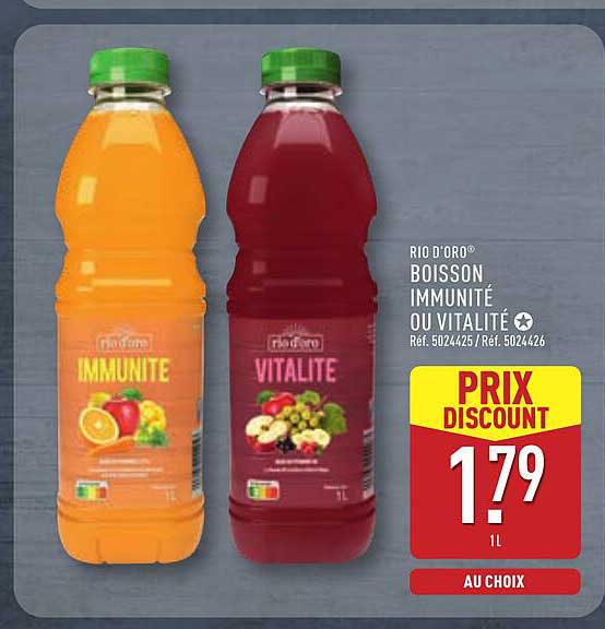 Rio d'Oro Boisson Immunité ou Vitalité