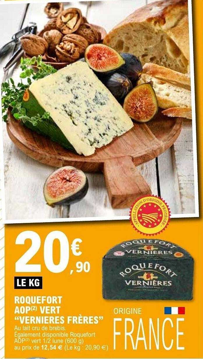 Roquefort AOP Vert VERNIERES FRERES