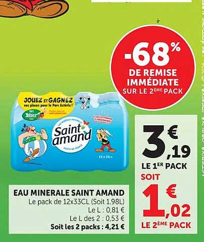 Saint Amand eau minérale