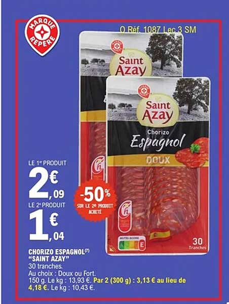 Saint Azay Chorizo Espagnol