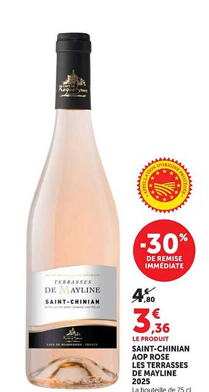 Saint-Chinian AOP Rosé Les Terrasses de Mayline