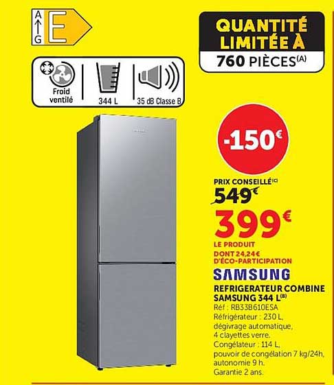 Samsung Réfrigérateur Combiné