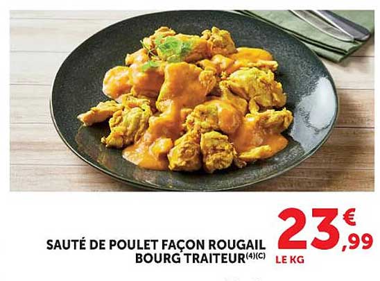 SAUTÉ DE POULET FAÇON ROUGAIL