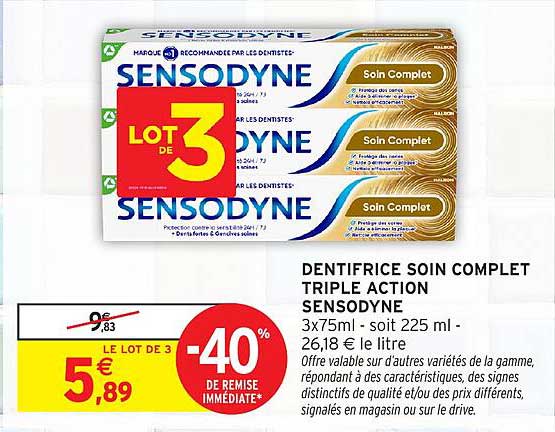 Sensodyne Soin Complet