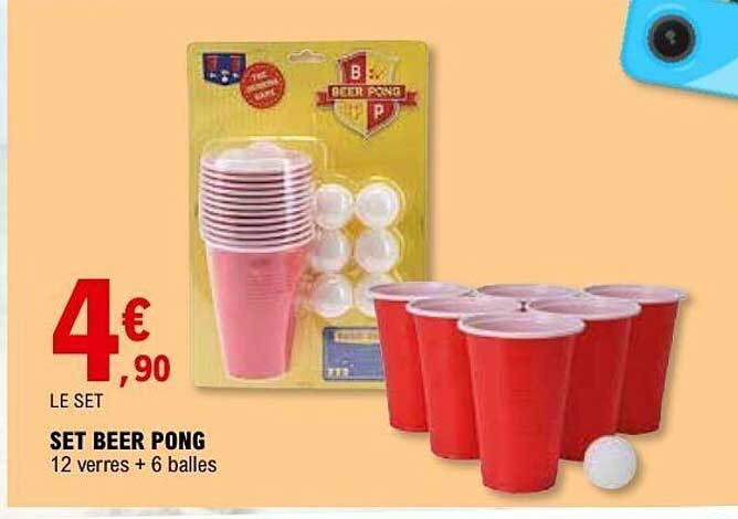 SET BEER PONG
