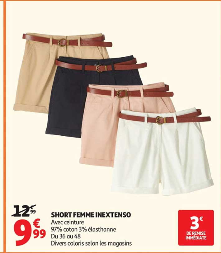 SHORT FEMME INEXTENSO