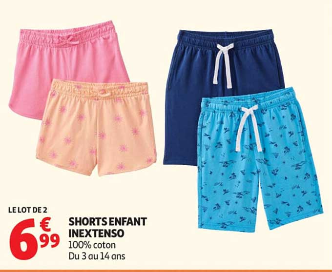 SHORTS ENFANT INEXTENSO
