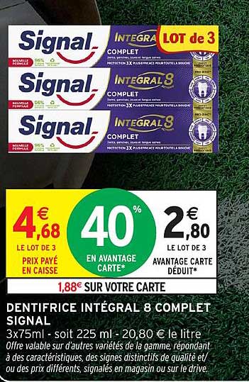 Signal Dentifrice Intégral 8 Complet
