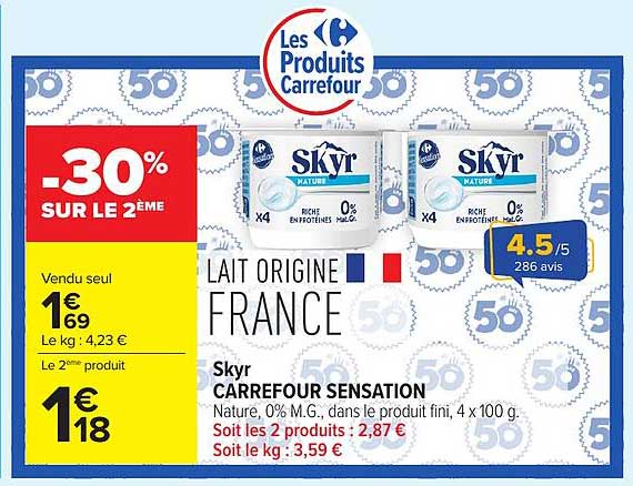Skyr CARREFOUR SENSATION