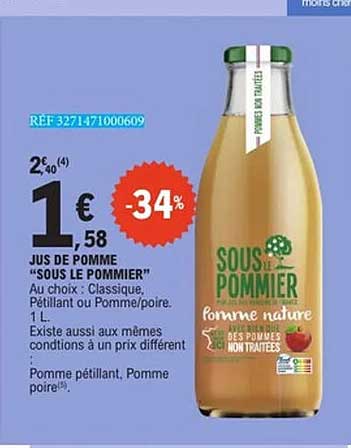 Sous Le Pommier Pomme nature
