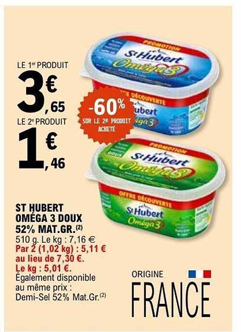 ST HUBERT OMÉGA 3 DOUX