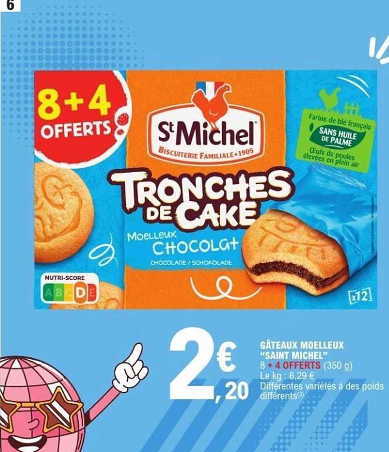 St Michel Tronches de Cake