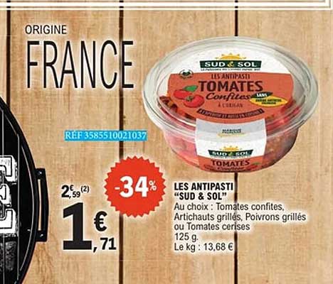 SUD & SOL TOMATES Confites