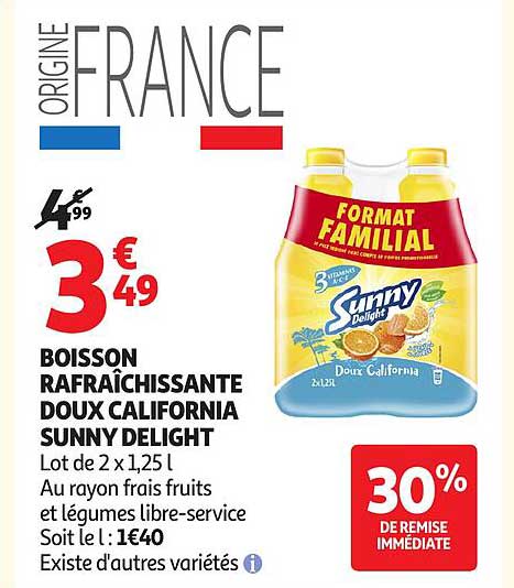 Sunny Delight Doux California