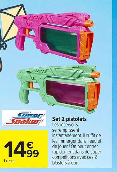 Super Soaker Set 2 pistolets