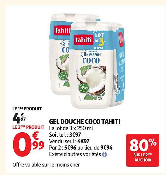 Tahiti Gel douche coco