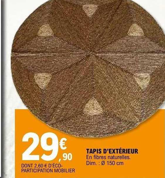 TAPIS D'EXTÉRIEUR