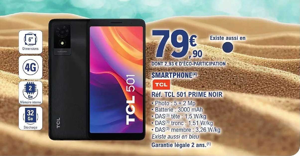 TCL 501 PRIME NOIR