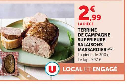 TERINE DE CAMPAGNE SUPÉRIEURE SALAISONS MASSARDIER