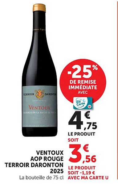 Terroir Daronton Ventoux AOP Rouge