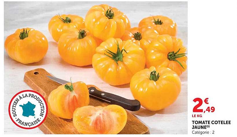 TOMATE COTELEE JAUNE