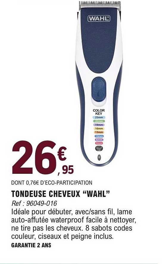 TONDEUSE CHEVEUX “WAHL”