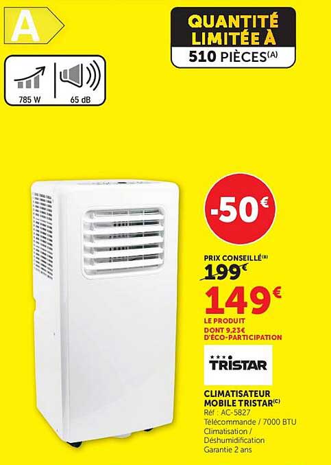TRISTAR CLIMATISATEUR MOBILE