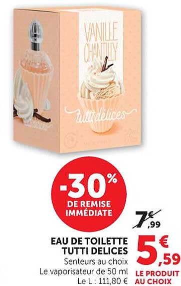 Tutti Délices Vanille Chantilly