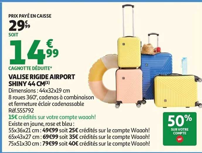 VALISE RIGIDE AIRPORT SHINY 44 CM