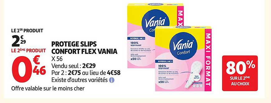 Vania Protege Slips Confort Flex
