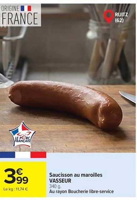 VASSEUR Saucisson au maroilles
