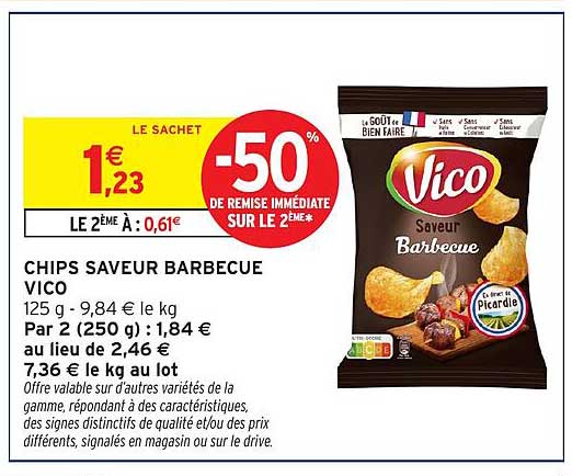 Vico Chips Saveur Barbecue