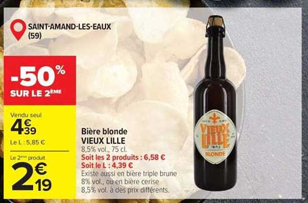 VIEUX LILLE BIERE BLONDE
