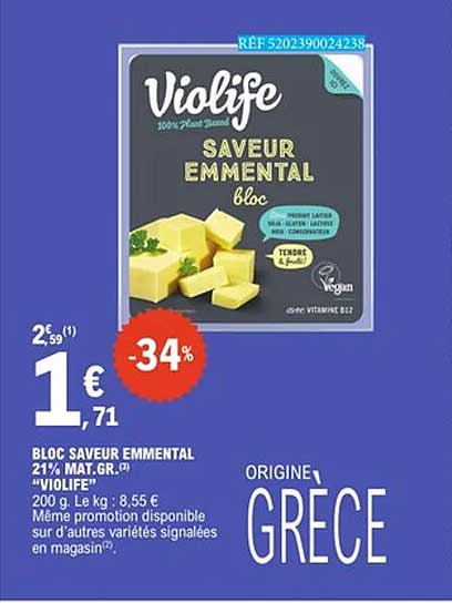 Violife Saveur Emmental
