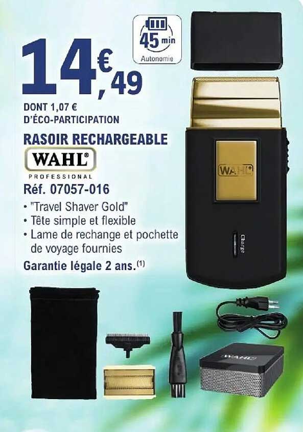 WAHL RASOIR RECHARGEABLE