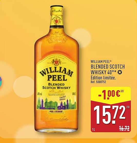 WILLIAM PEEL BLENDED SCOTCH WHISKY
