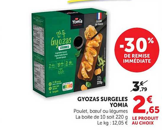 Yomia Gyozas Surgelés