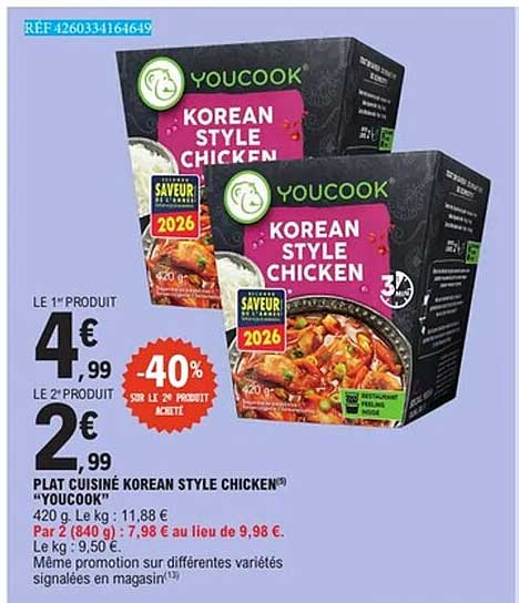 YOUCOOK Korean Style Chicken