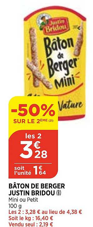 bâton de berger justin bridou