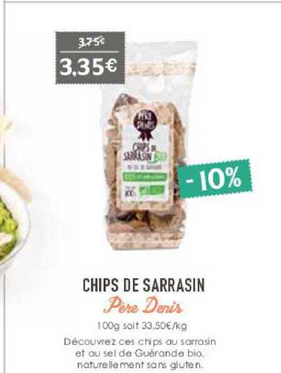chips de sarrasin père denis