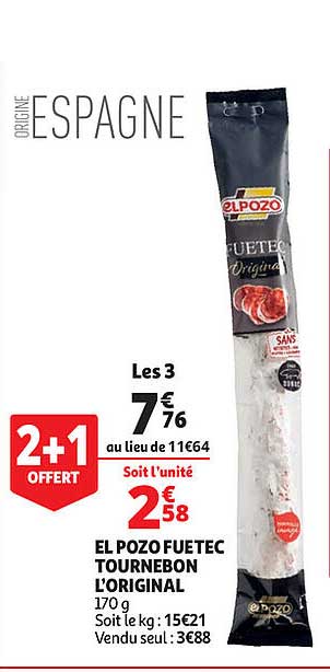 El Pozo Fuetec Tournebon L'original