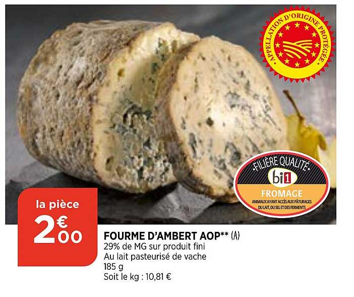 fourme d'ambert aop