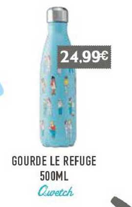 gourde le refuge 500ml qwetch