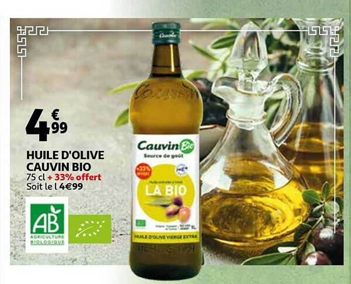 Huile D'olive Cauvin Bio