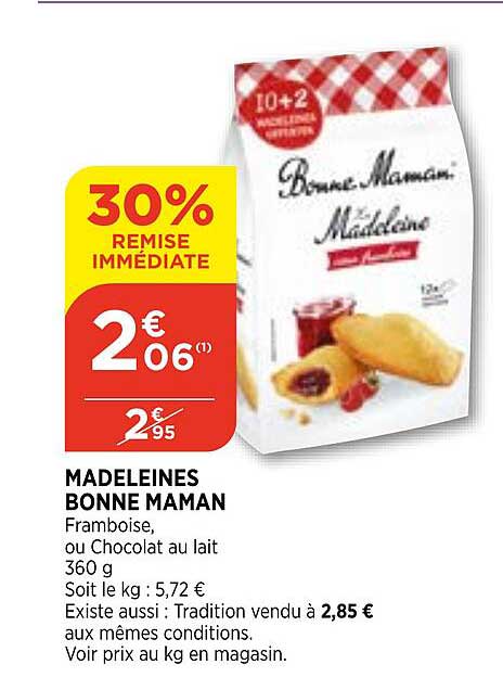 madeleines bonne maman