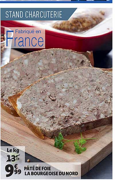 pâté de foie la bourgeoise du nord